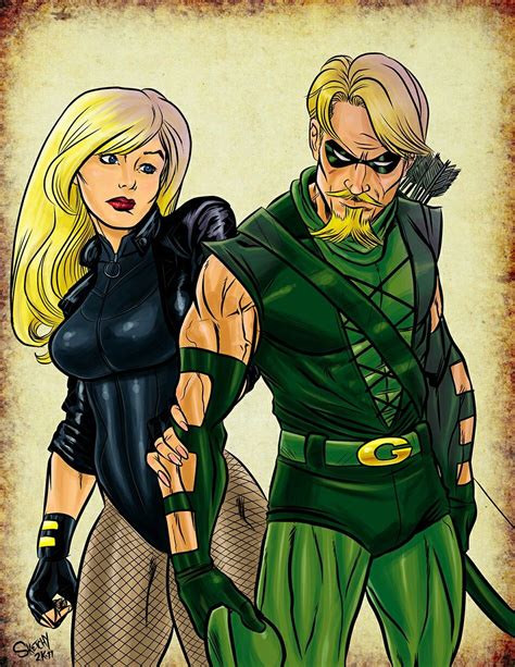 green arrow and black canary